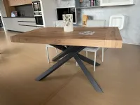 Tavolo Intreccio lamina Artigianale in laminato Allungabile scontato 57%