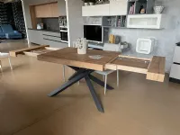 Tavolo Intreccio lamina Artigianale in laminato Allungabile scontato 57%