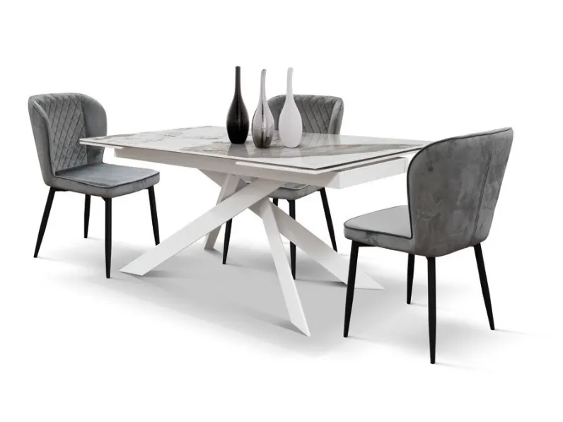 Tavolo in altri materiali rettangolare Tavolo piano pandora luxury allungabile  Md work a prezzo scontato