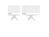 Tavolo Mobilificio bellutti Pandora PREZZI OUTLET -69%