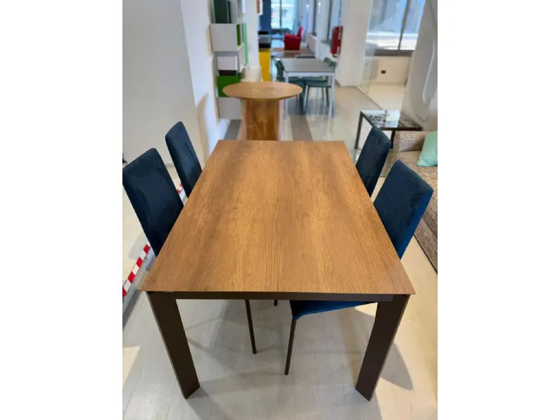 Tavolo in laminato rettangolare Space Scavolini in offerta outlet