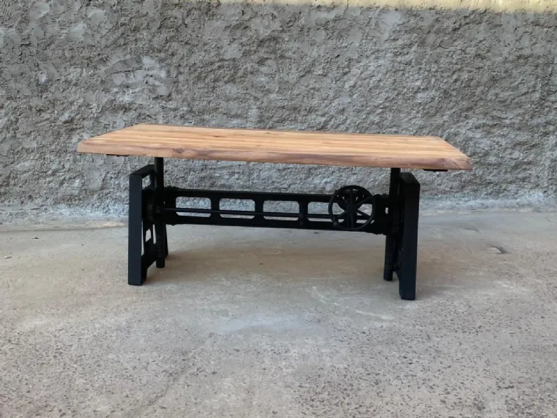 Tavolo allungabile Tavolo allungabile crank con manovella  Outlet etnico a prezzo scontato