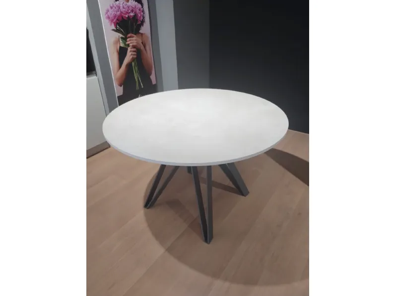 Tavolo in laminato rotondo Tavolo apple Zamagna in offerta outlet
