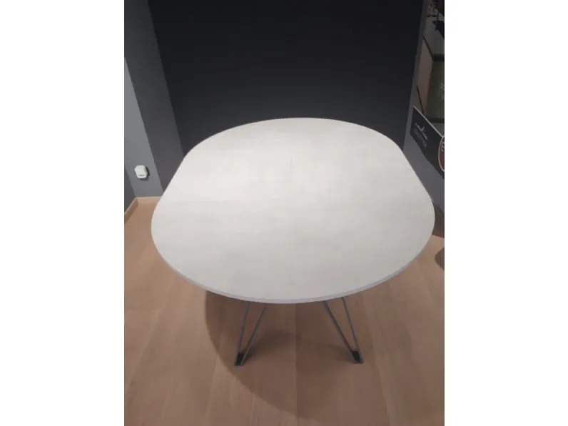 Tavolo in laminato rotondo Tavolo apple Zamagna in offerta outlet
