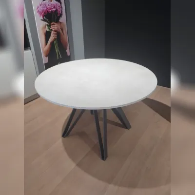 Tavolo in laminato rotondo Tavolo apple Zamagna in offerta outlet