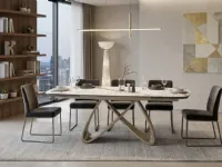 Tavolo ellittico in ceramica Tavolo aurelio di Mobilificio bellutti in Offerta Outlet