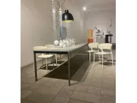 Tavolo in altri materiali rettangolare Tavolo be easy Kristalia in offerta outlet