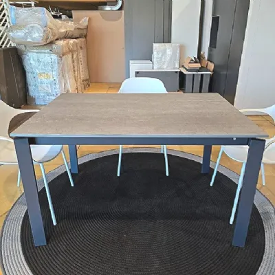 Tavolo Tavolo connubia eminence metal Connubia in ceramica Allungabile 