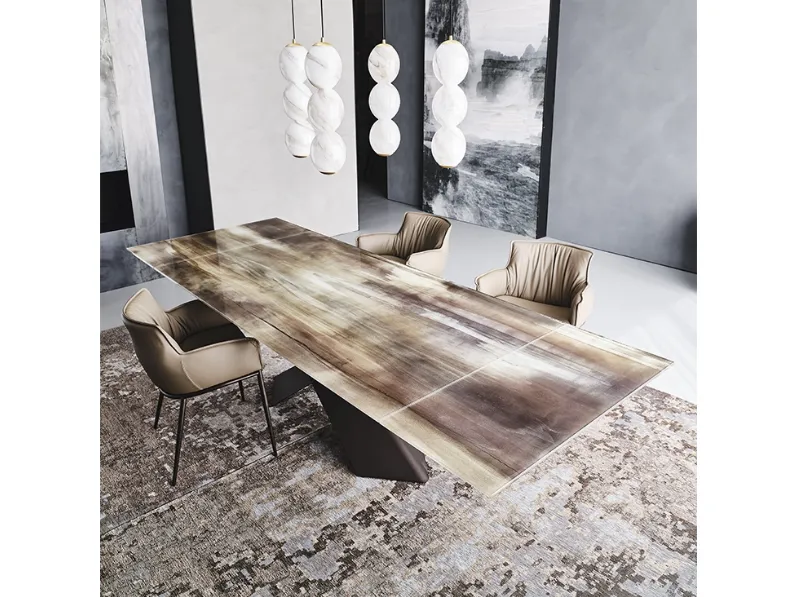 Tavolo Tyron Crystalart Drive di Cattelan Italia: richiedi prezzo!