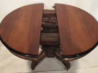 Tavolo Antico tavolo allungabile stile luigi filippo del 1800 in noce Artigianale in OFFERTA OUTLET