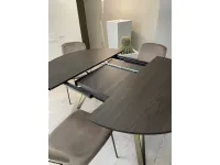 Tavolo in altri materiali rotondo Apple noce termocotto Zamagna in offerta outlet