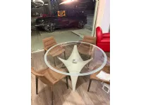 Tavolo in vetro rotondo Arc Molteni & c a prezzo ribassato