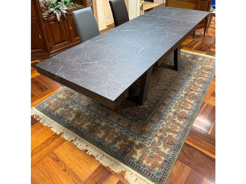 Tavolo rettangolare in laminato Aria di Artigianale in Offerta Outlet