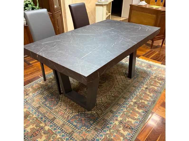 Tavolo rettangolare in laminato Aria di Artigianale in Offerta Outlet