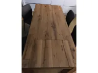 Tavolo artigianale allungabile rovere vecchio