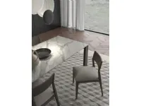 Tavolo con piano in marmo rettangolare di Artigianale a PREZZO OUTLET 