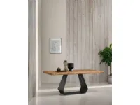 Tavolo rettangolare in legno Bangkok di Le fablier in Offerta Outlet 