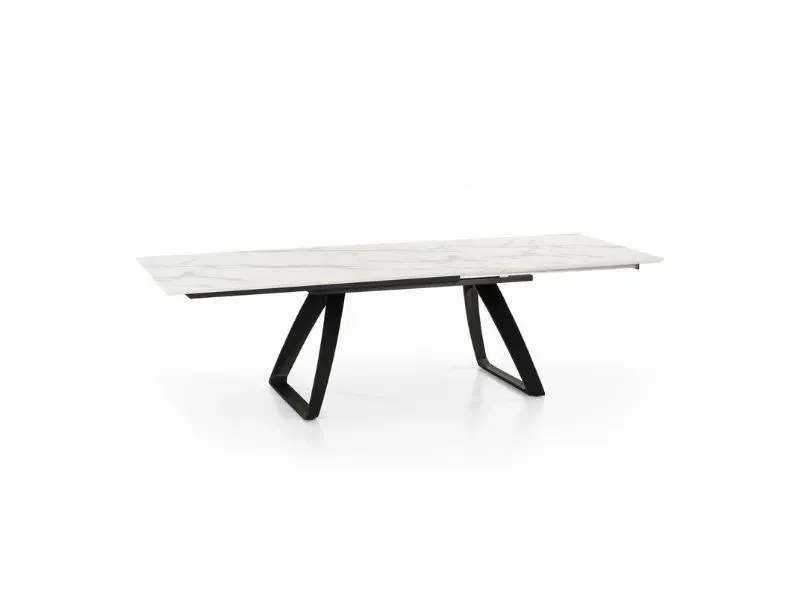 Sconto del 39% su Tavolo Barret Stones in legno rettangolare allungabile sull'eCommerce!