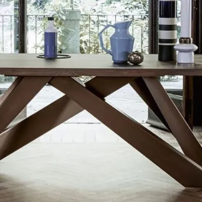 Tavolo Big table 200 Bonaldo in legno Fisso