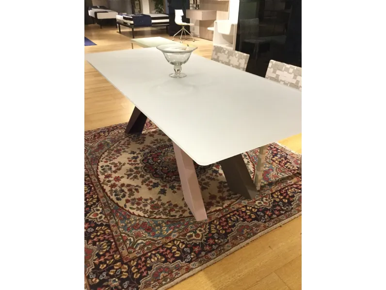 Tavolo Big table Bonaldo in vetro Fisso