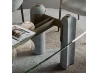 Tavolo Bilbao glass  Cattelan italia in vetro Fisso 