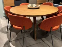 Tavolo in legno rotondo Bistrot La casa moderna in offerta outlet