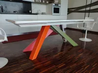 Tavolo rettangolare in laccato Big table Bonaldo in Offerta Outlet