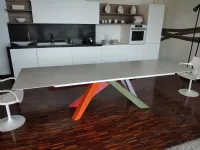 Tavolo rettangolare in laccato Big table Bonaldo in Offerta Outlet