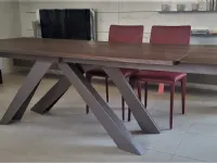 Scopri il Tavolo Big Table Bonaldo in legno allungabile scontato del 38%!