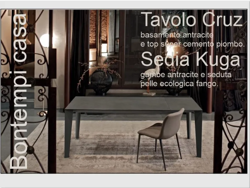 Tavolo Bontempi casa Cruz PREZZI OUTLET