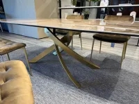 Tavolo Tavolo artistico piano in vetroceramica Bontempi in ceramica Fisso scontato 44%