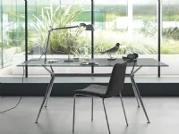 Tavolo in vetro rettangolare Brioso * Midj in offerta outlet