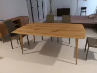 Tavolo rettangolare in legno Coco' di Callesella in Offerta Outlet
