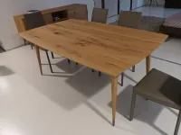 Tavolo rettangolare in legno Coco' di Callesella in Offerta Outlet