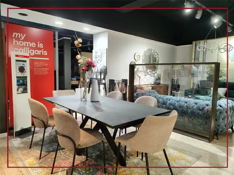 Tavolo Calligaris Cartesio cs4111-r 200 SCONTATO a PREZZI OUTLET 