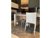 Tavolo con piano in marmo rettangolare di Calligaris a PREZZO OUTLET 