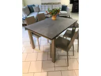 Tavolo Calligaris rettangolare Airport con Piano in VERA ceramica in Offerta Outlet
