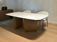 Tavolo ellittico Riverstone di Calligaris a prezzo riservato 