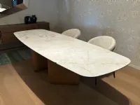 Tavolo ellittico Riverstone di Calligaris a prezzo riservato 