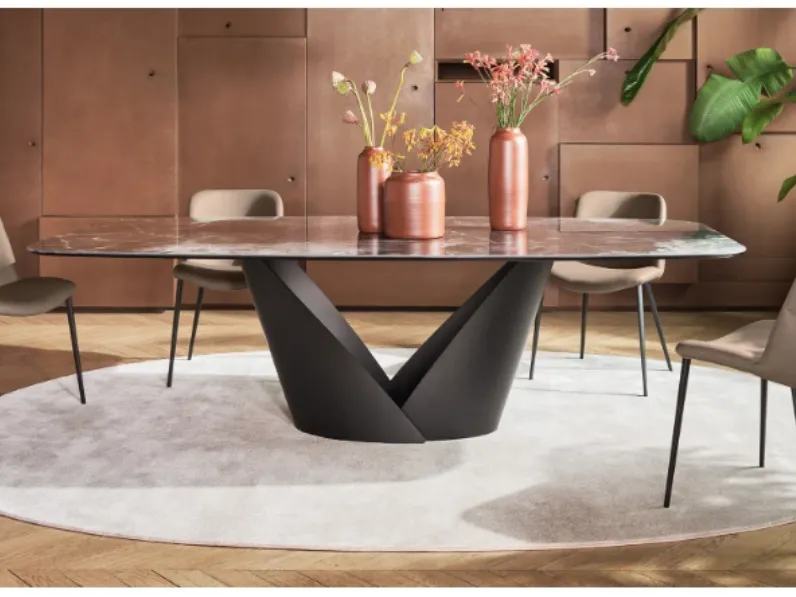 Tavolo Tavolo calla  Calligaris in ceramica Fisso 