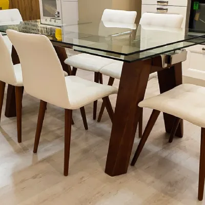 Tavolo Caronte La casa moderna in vetro Allungabile scontato 50%