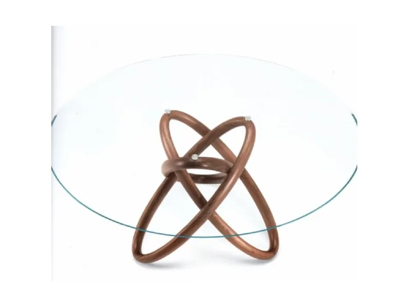 Tavolo Carioca Cattelan Italia in vetro fisso. Lunghezza: 120 cm.