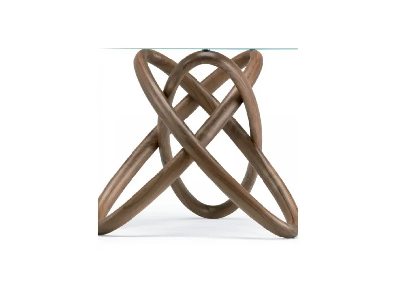 Tavolo Carioca Cattelan Italia in vetro fisso. Lunghezza: 120 cm.