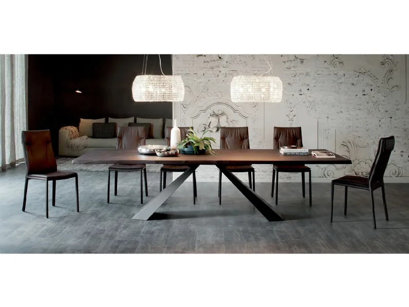 Tavolo Cattelan Eliot wood SCONTATO a PREZZI OUTLET