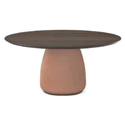 Tavolo fisso Botero wood round di Cattelan italia a prezzo riservato