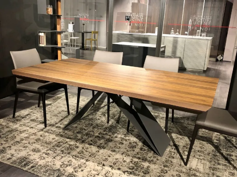 Tavolo rettangolare Premier wood drive Cattelan italia scontato del 43%