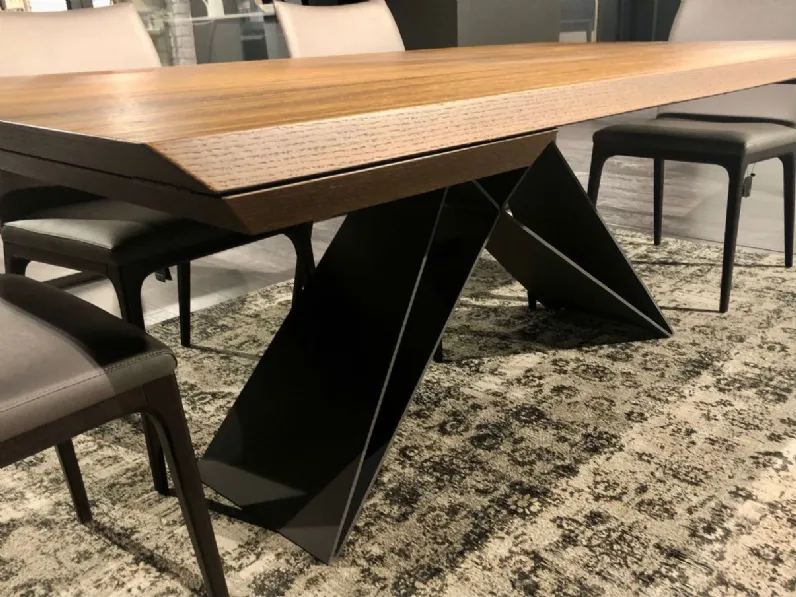 Tavolo rettangolare in legno Premier wood drive di Cattelan italia in Offerta Outlet