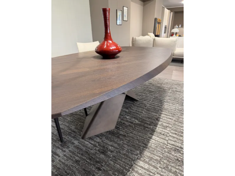 Tavolo in legno sagomato Tavolo tyron wood Cattelan italia in offerta outlet