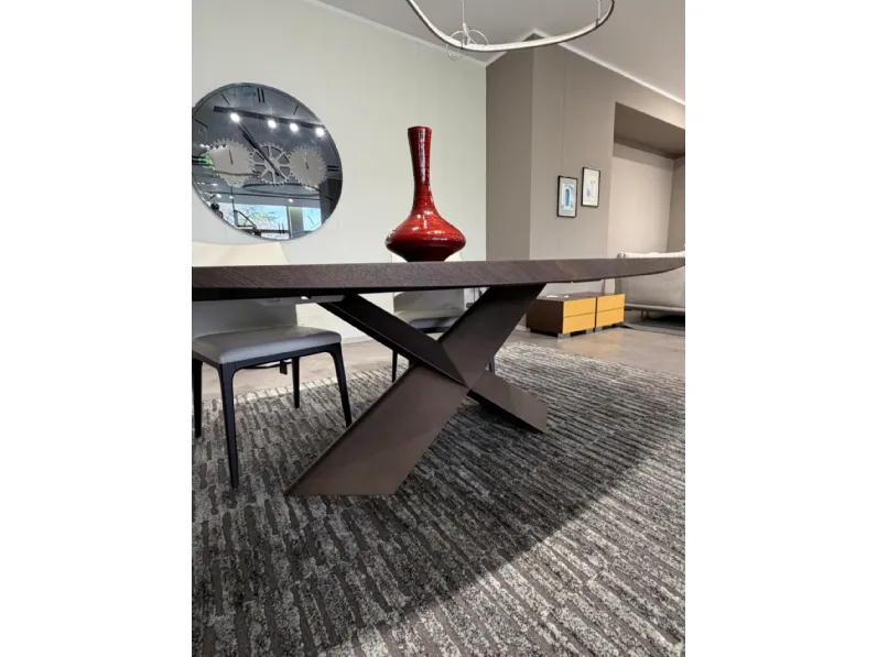Tavolo in legno sagomato Tavolo tyron wood Cattelan italia in offerta outlet