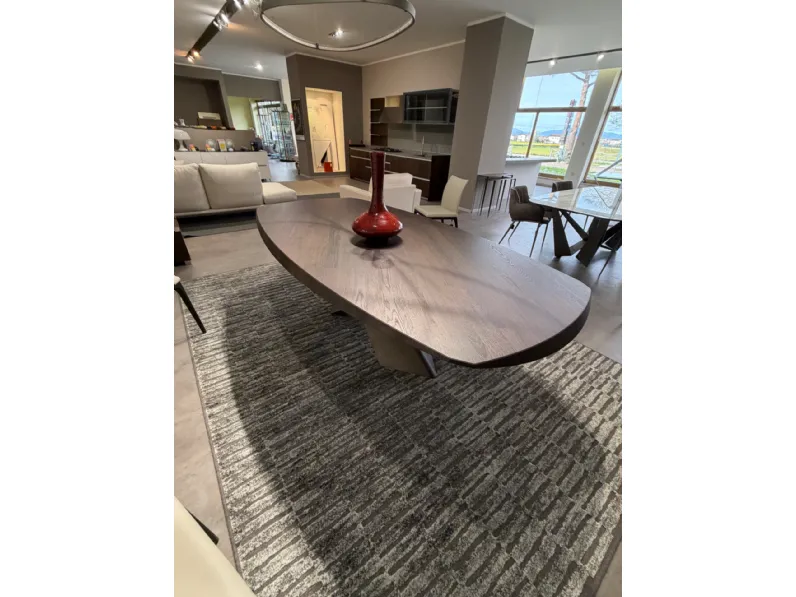Tavolo in legno sagomato Tavolo tyron wood Cattelan italia in offerta outlet